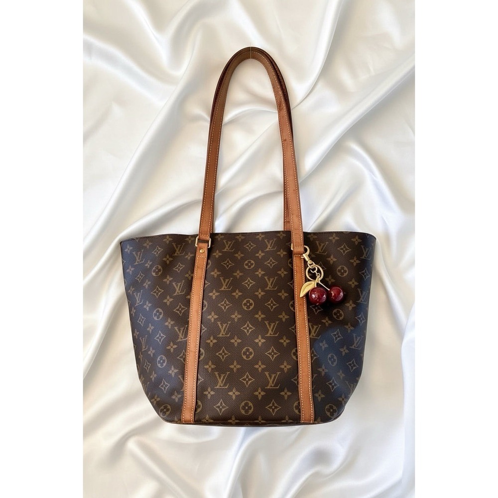Louis Vuitton Tote Large Brown Canvas/Leather